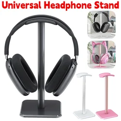 Headphone Holder Universal Rack Aluminium Alloy Headset Support Stand Space Saving Desktop Organizer Display Earphone Hanger