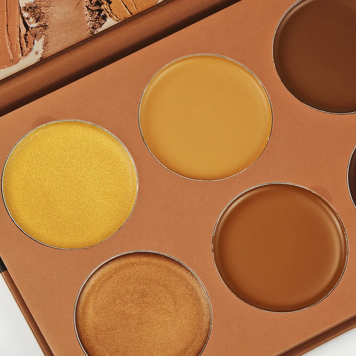 Flor romántica corrector de 6 colores cosméticos faciales corrector de reparación mate cobertura total