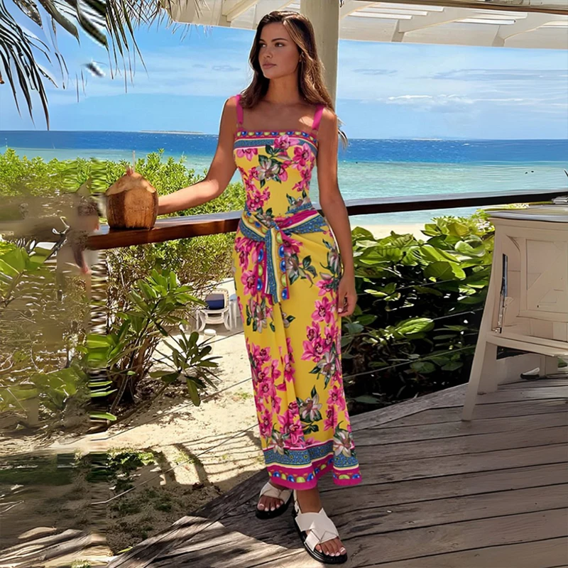 Vintage Pattern Printed Push Up One Piece Swimsuit With Cover Up Sexy Swimwear Women Female Bikinis Sliming Bodysuit Beachwear