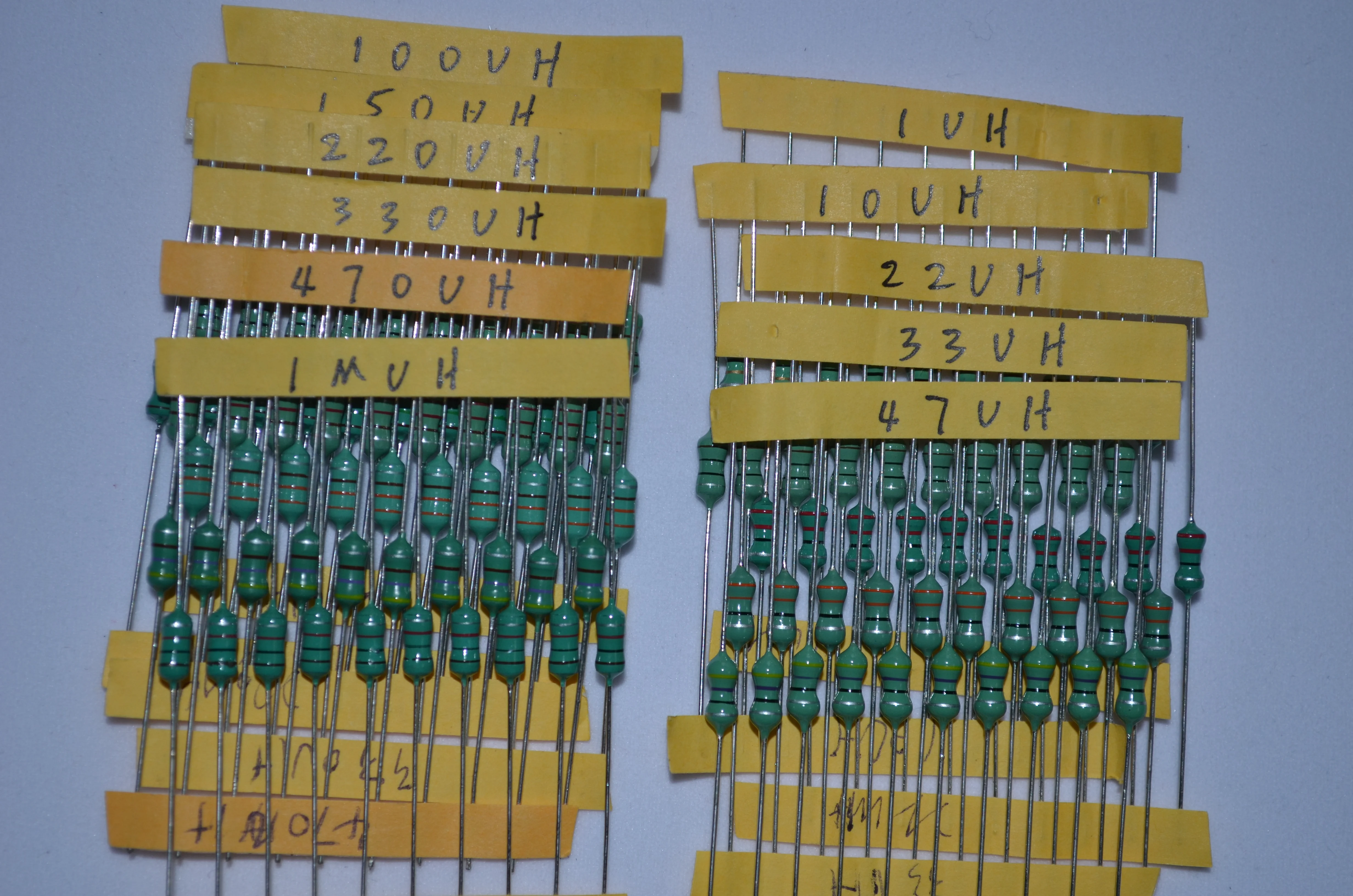 2000pcs 0410 Inductance Kit (1uH - 4.7mH) 1/2W 20 Values Each Value 100pcs