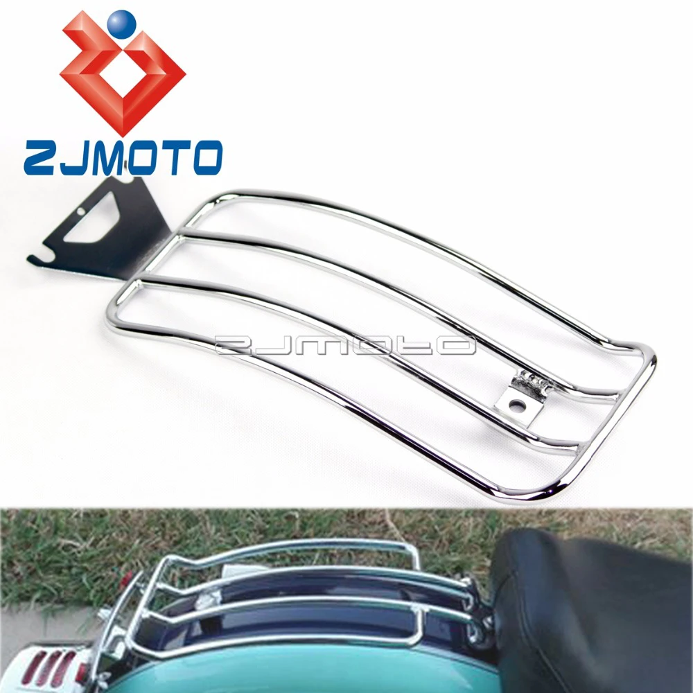 

Motorcycle Luggage Rack Fender Shelf For Harley FLHT Electra Glide FLTR Road Glide FLHR Road King Touring Rear Solo Seat 1998-04