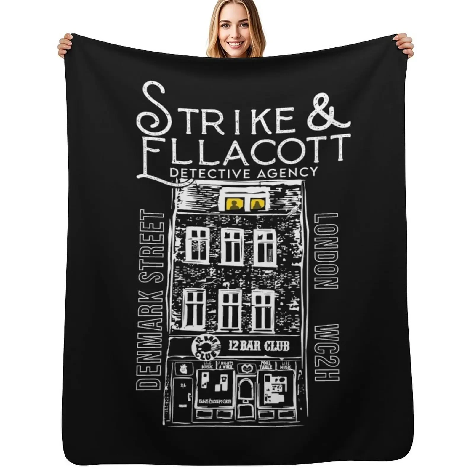 

Одеяло Cormoran Strike and Robin Ellacott, диван-кровать, меховые одеяла, одеяло для кровати