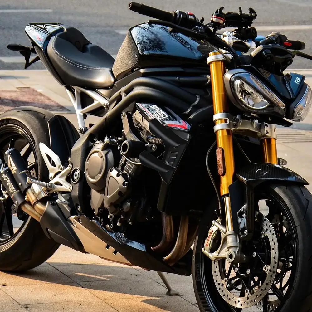 Per Triumph Speed Triple 1200 RS / RX Ala laterale Spoiler laterale SPOILERS FRONTALI 1200RS 2021-2025 Spoiler anteriore Spoiler inferiore flank