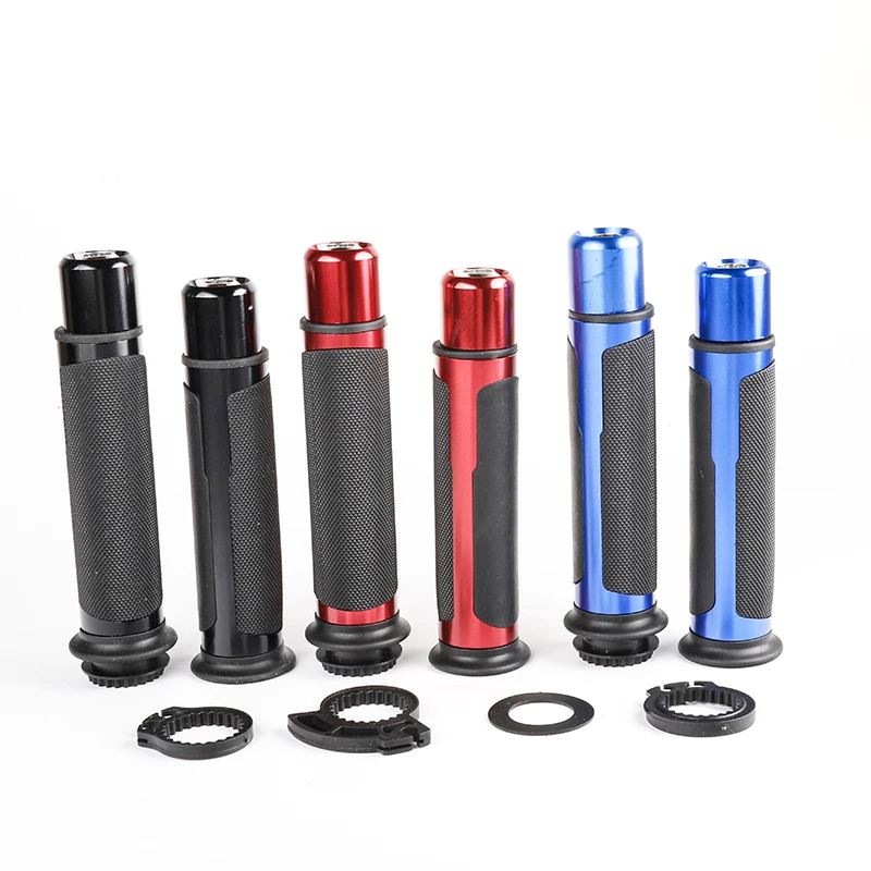 Universal Motorcycle 7/8\'\' 22MM CNC Rubber Gel handle bar grips for YAMAHA FAZER 600 1000 FZ6 FZ8 FZ1 FAZER600 FAZER1000 XJ6