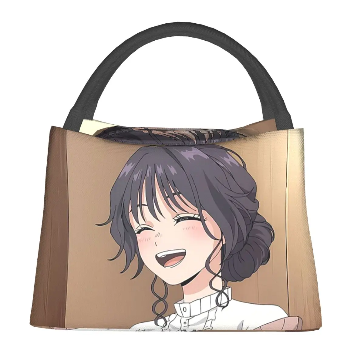 The Fragrant Flower Blooms With Dignity Anime Insulated Lunch Bag for Women Children Portable Food Boxes Thermal Lunch Box Tote