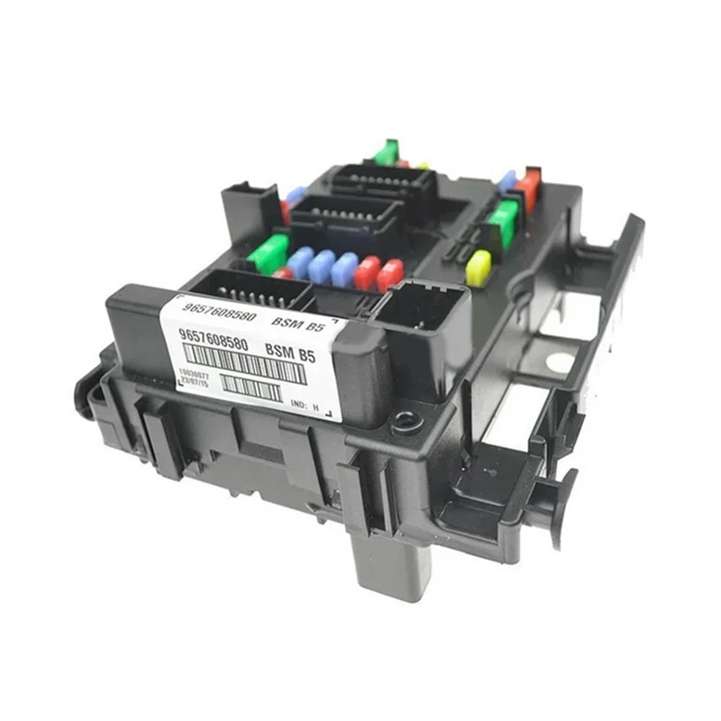 Fuse Box Module BSM B5 9657608580 6500Y1 For Peugeot 206 307 406 Citroen C2 C3 C5 Berlingo Xsara Fuse Box Unit