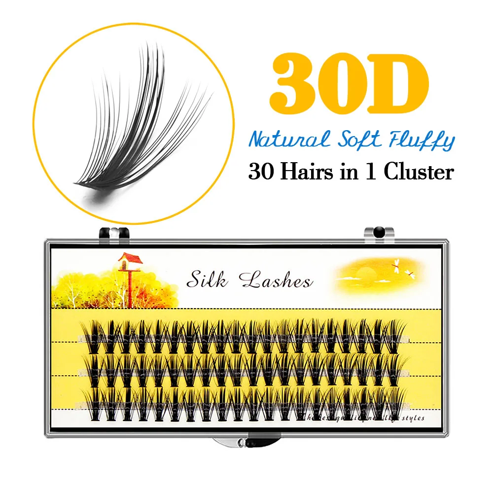 Schwarze 60 Bündel Nerz-Einzelwimpernverlängerungen Natürliche DD Seidenwimpern Weiche Cilos 3D Volumen-Wimpern – Detail 4