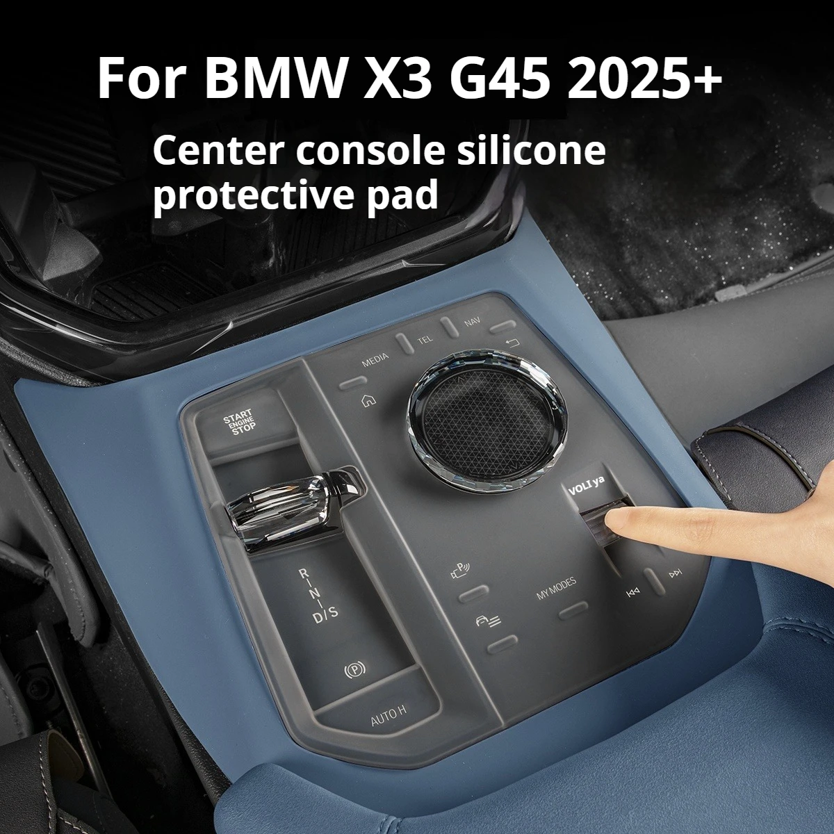 

For BMW X3 G45 2025+ Central Control Gear Panel Button Protection Pad Transparent Film Car Interior Modification Accessories