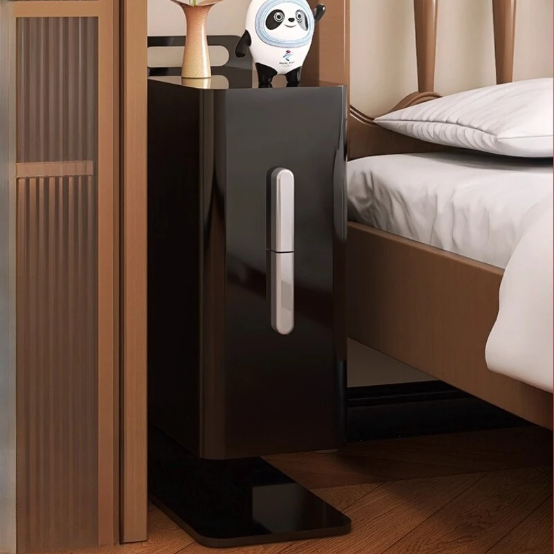 High-end minimalist bedside tables store master bedrooms, beautiful stitching, narrow corners, small home bedrooms