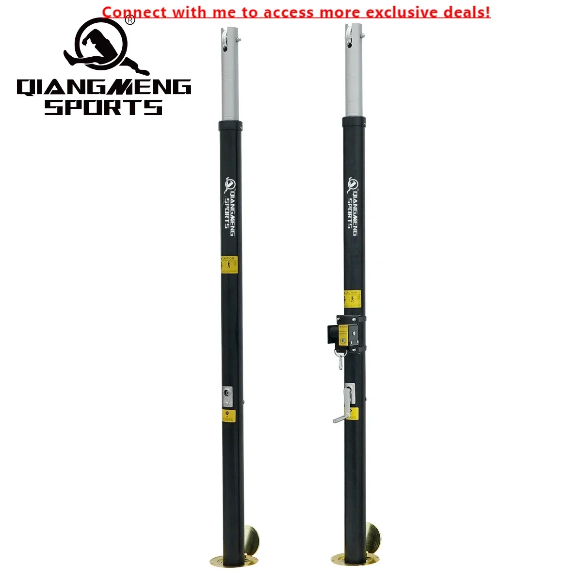 

Direct Installation Inground Professional Volleyball Poles Adjustable Height Netting System Volleyball Post