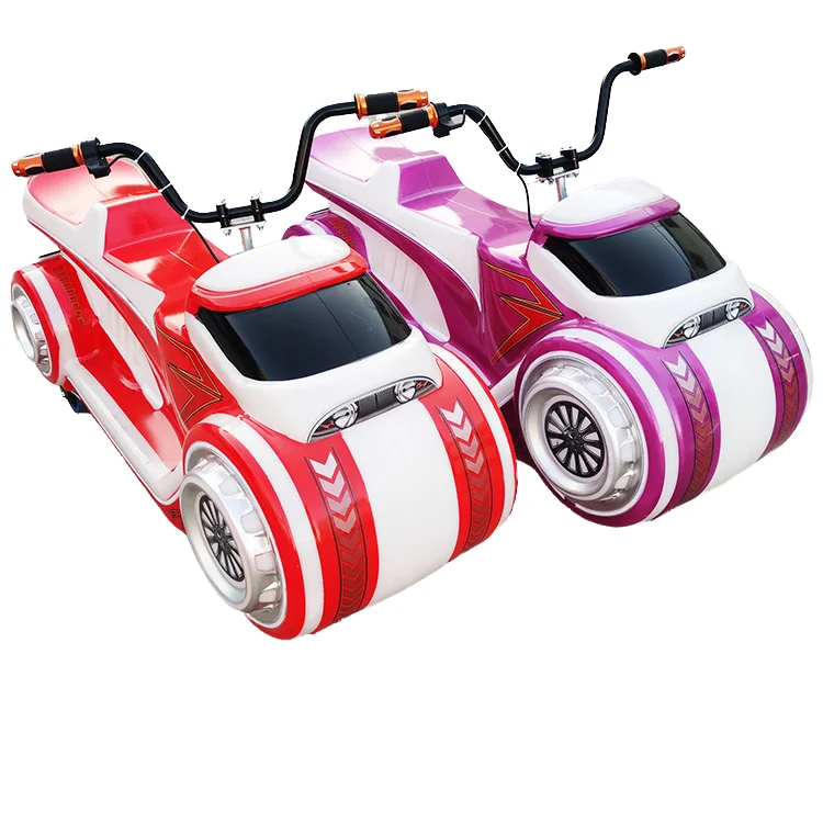 Popular Electric Battery-Powered Plastic Motorcycle Ride Kids' Indoor/Outdoor Amusement Ride for Shopping Malls and Parks