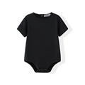 Black baby romper