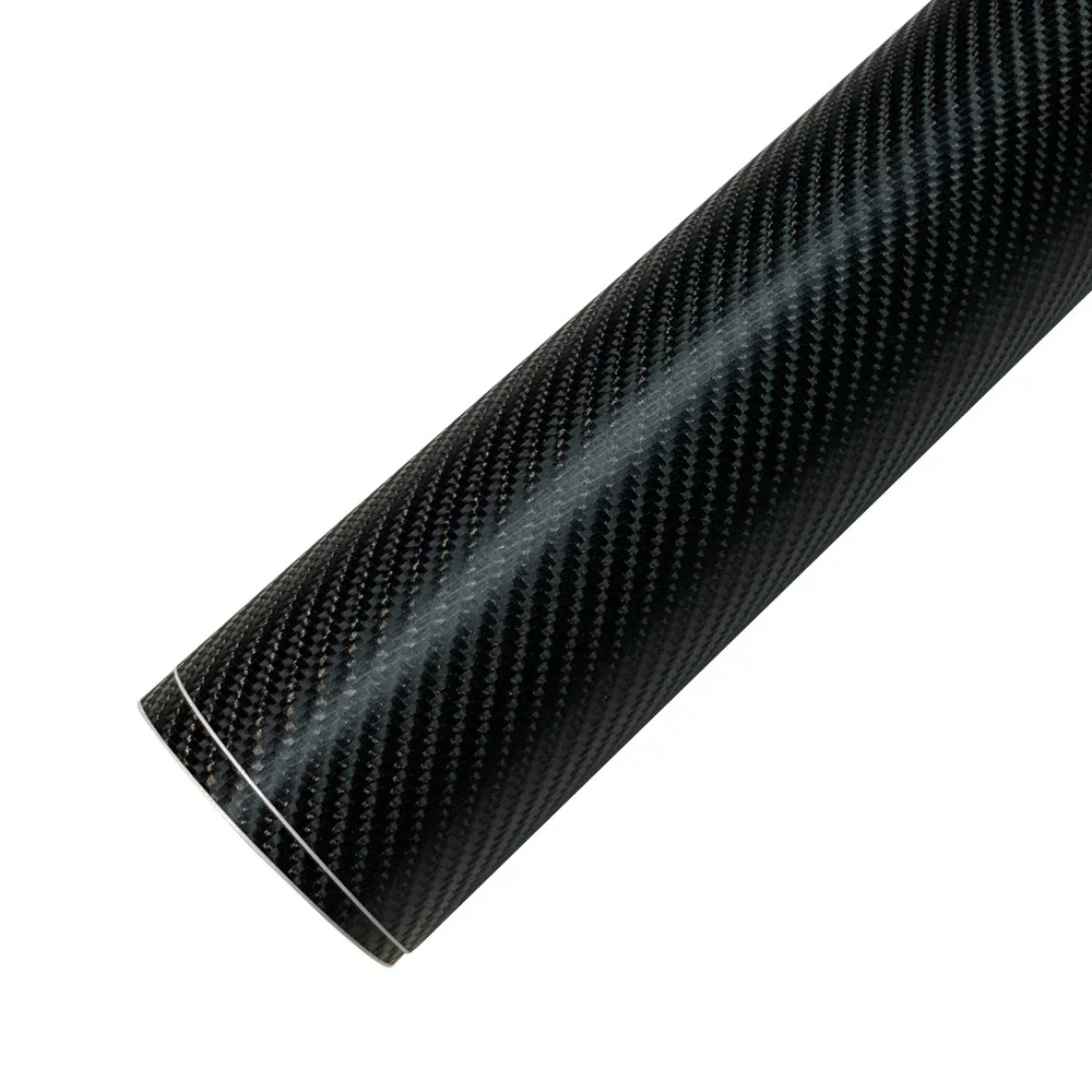 50*300 cm 3D 6D Koolstofvezel Vinyl Film Zwart Matte Auto Sticker Wrap Folie Console Computer Laptop huid Telefoon Cover Motorfiets Auto