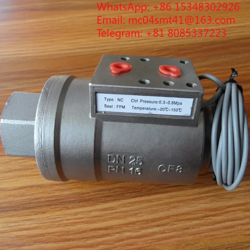 Pneumatic Vacuum Intake Globe Shuttle Valve LJQ‑S32PN16 LJQ‑S25DN CF8 With DVC200, Pipeline Switching Unit For Gas