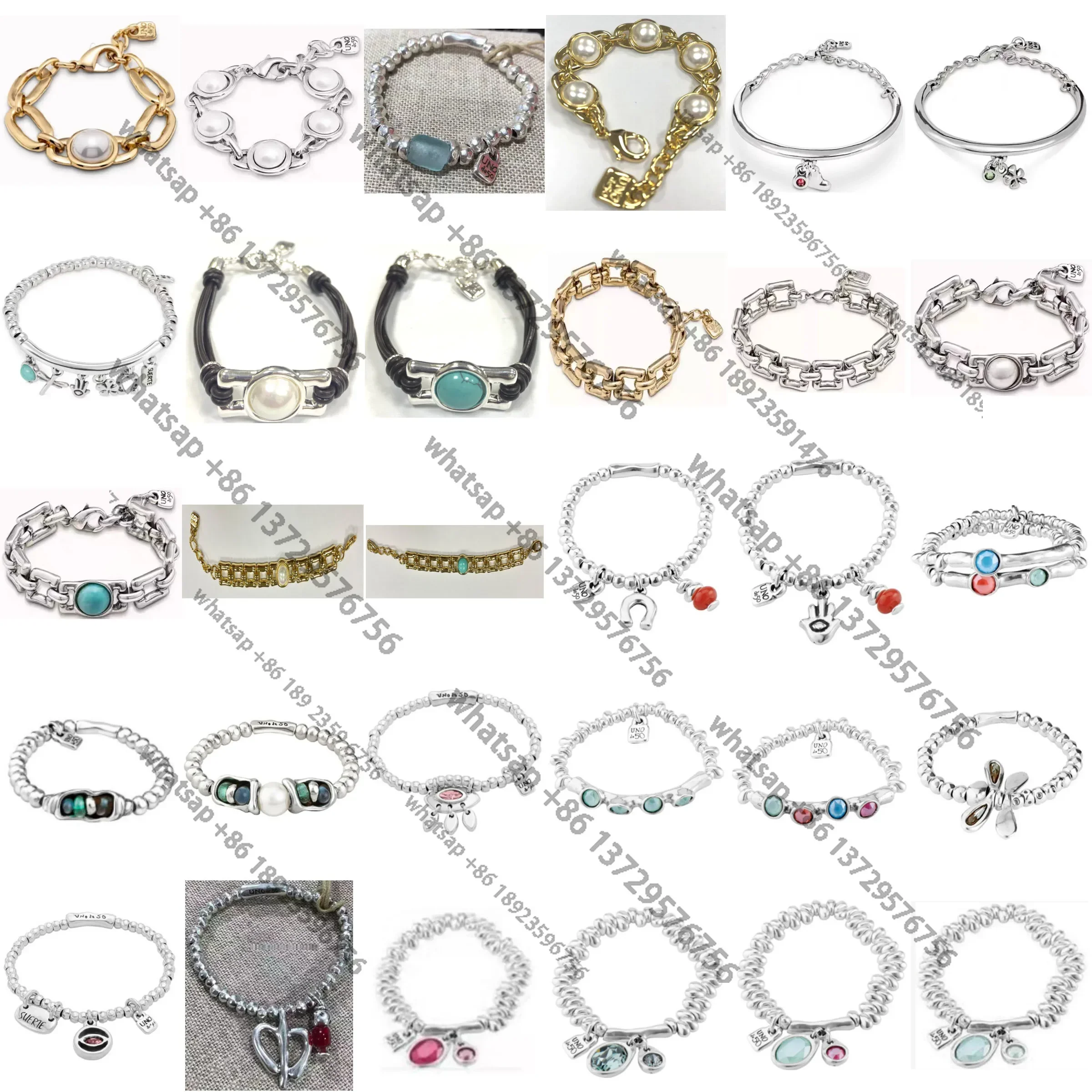 Corresponding Catalog Select Code To Buy, S925 Sterling Silver Jewelry. Original 7:1 UNO Bracelet 211-240 7