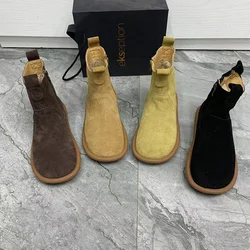 Careaymade-Genuine leather Women Boots Winter Plush Casual Shoes Warm Fur Ankel Boots Plus Size Snow Boots Antislip Female Boots