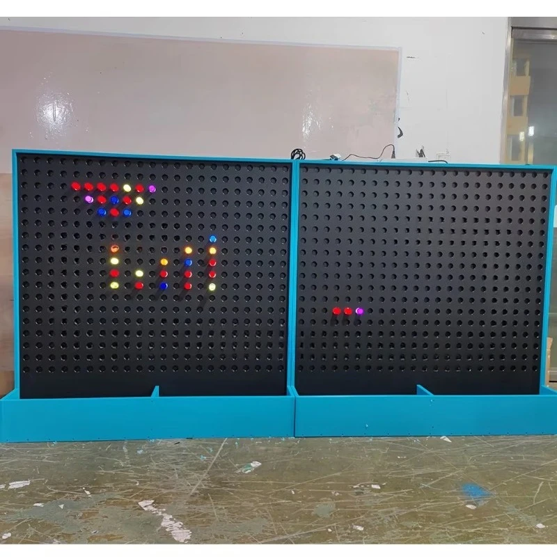 Modern Design Indoor Playground Interactive Light Emitting Diode Dance Floor Games Touch Screen Hypercube Grid Activation