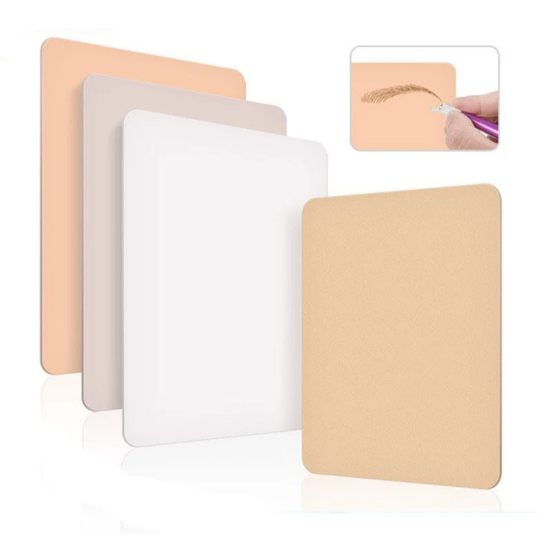 Tattoo Practice Blank Silicone Skin Mats Double-sided Pro Empty False Skin For Microblading PMU Training Skin Tattoo Accessories