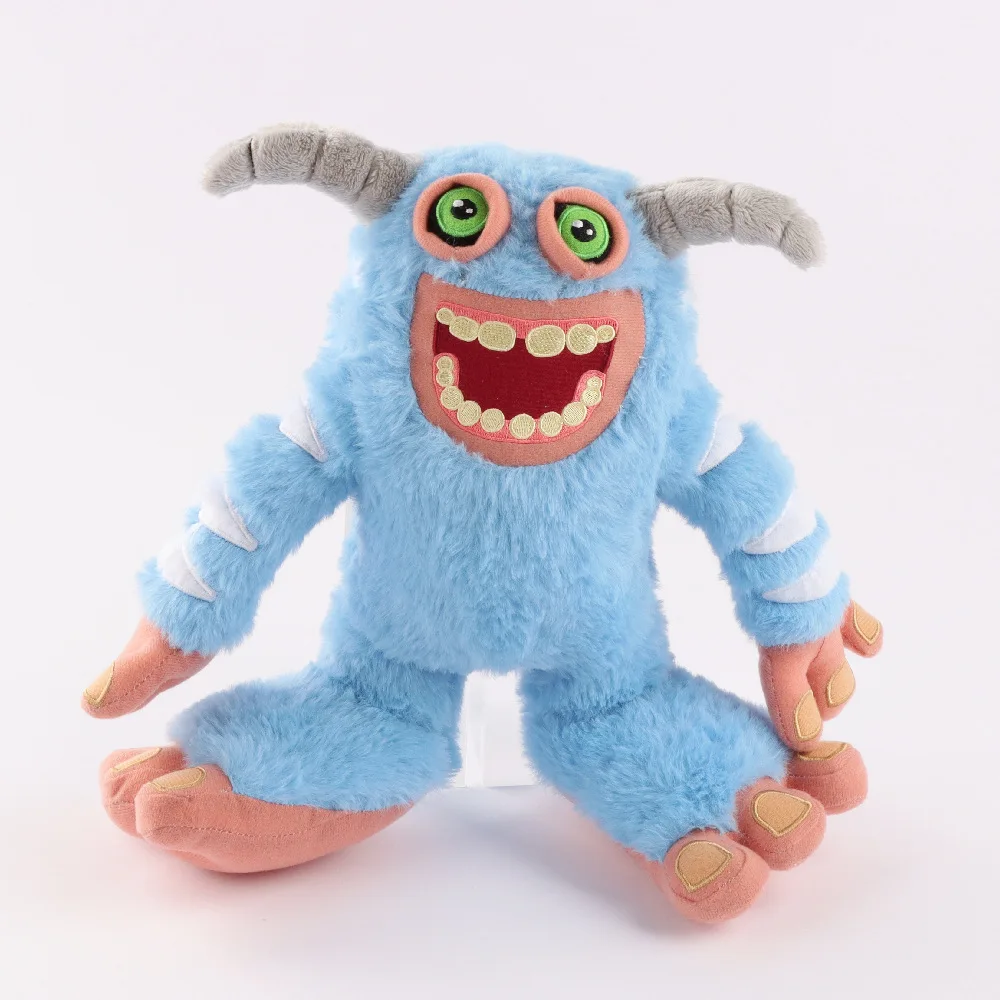 28cm My Singing Monsters Ghazt Plush Toy Game Character Soft Stuffed Plushie Doll for Kids Boys Girls Gifts Easter Gift