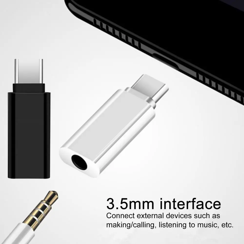 Type C USB C To 3.5mm Audio Adapter For External Microphone Pocket USB C Type C to 3.5mm Aux Audio Headphone Jack Adapter