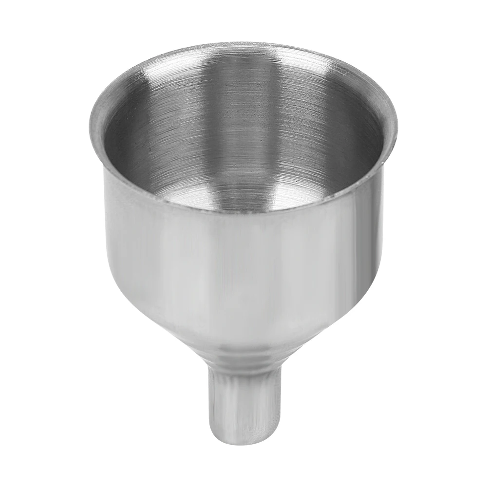 HILIFE Bar Wine Flask Funnel for Filling Hip Flask Narrow-Mouth Bottles Small Mouth Funnels Mini Stainless Steel