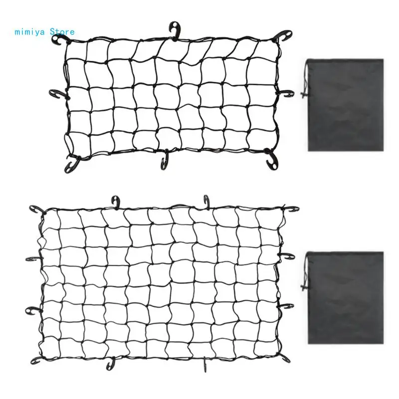 

pipi Elastic Cargo Net Meshes Pocket Net Trolley Luggage Net Trolley Cart Luggage Net