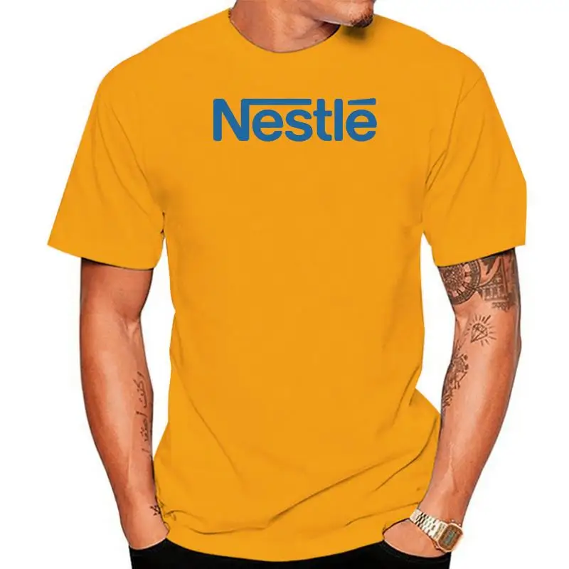 Unique Men Music Fans Fashion Cotton Nestle-Logo- Short Sleeve T-Shirt