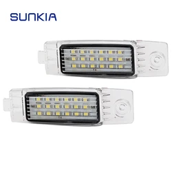 Car LED License Plate Number Light For Toyota Harrier Hiace Highlander Land Cruiser RAV 4 Built-in Canbus controller