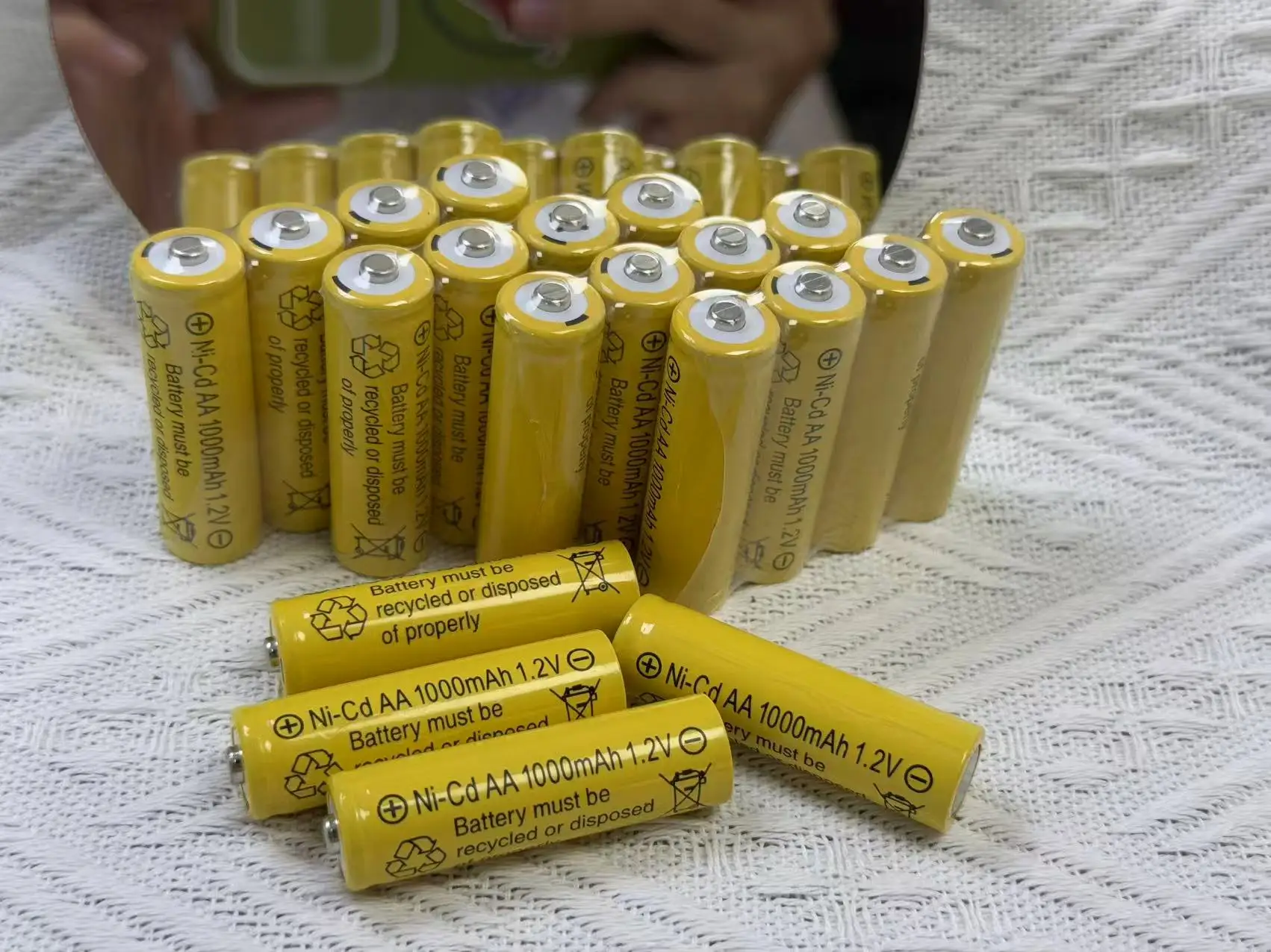 بطارية قلوية جديدة AA قابلة لإعادة الشحن 1.2 فولت 1000 مللي أمبير في الساعة - تصميم حصري من أسطوانة Alcalinas، متعدد اللغات #5