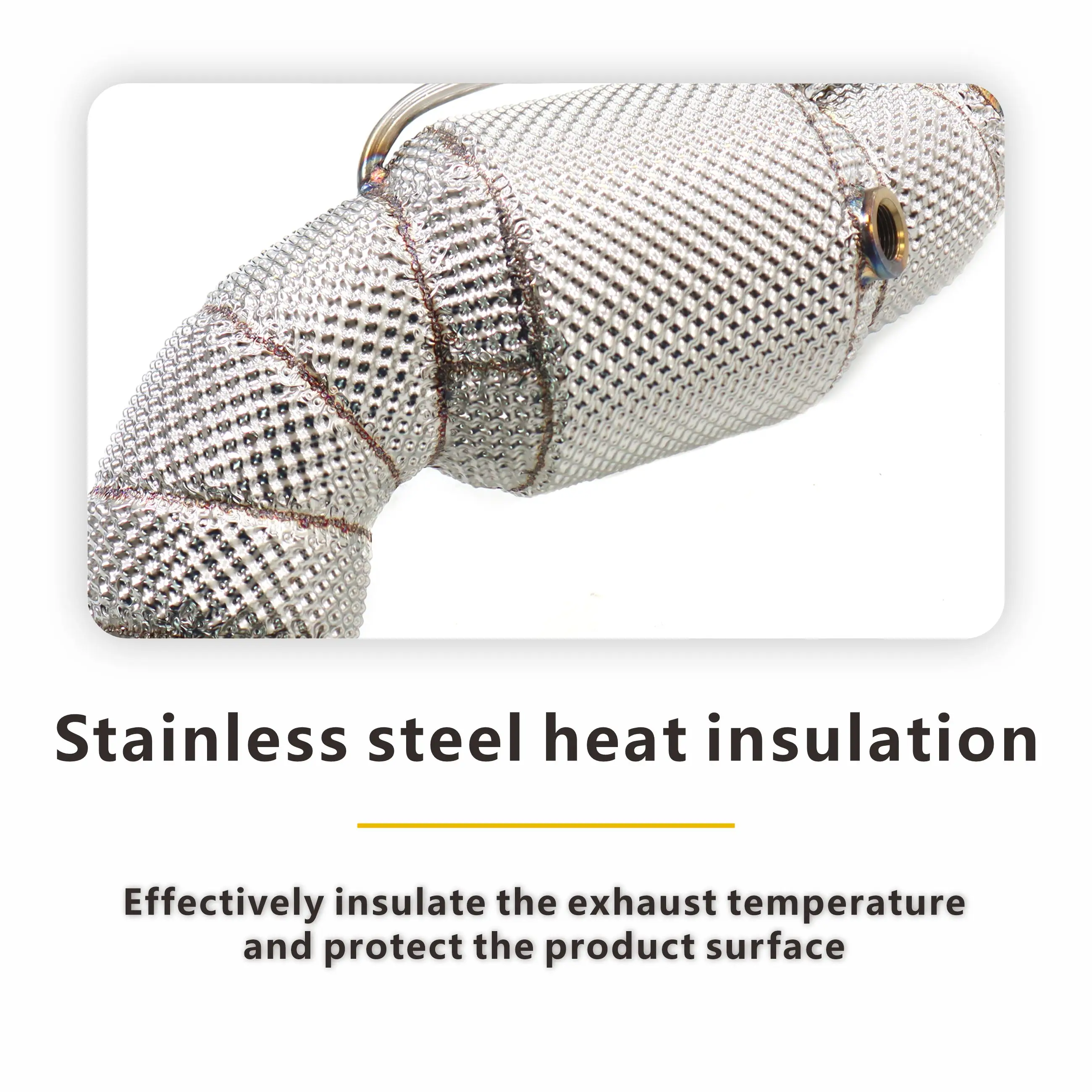 【معتمد على الأداء】أنبوب سفلي لأداء Ferari 812 6.5L V12 HMD مع درع حراري من التيتانيوم | حل حذف OPF/GPF | ماكس #4