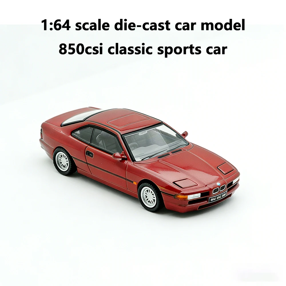 

Литая под давлением модель автомобиля из сплава 1:64 850CSi Coupe | Коллекционный дисплей спортивного автомобиля с высокими деталями в подарок