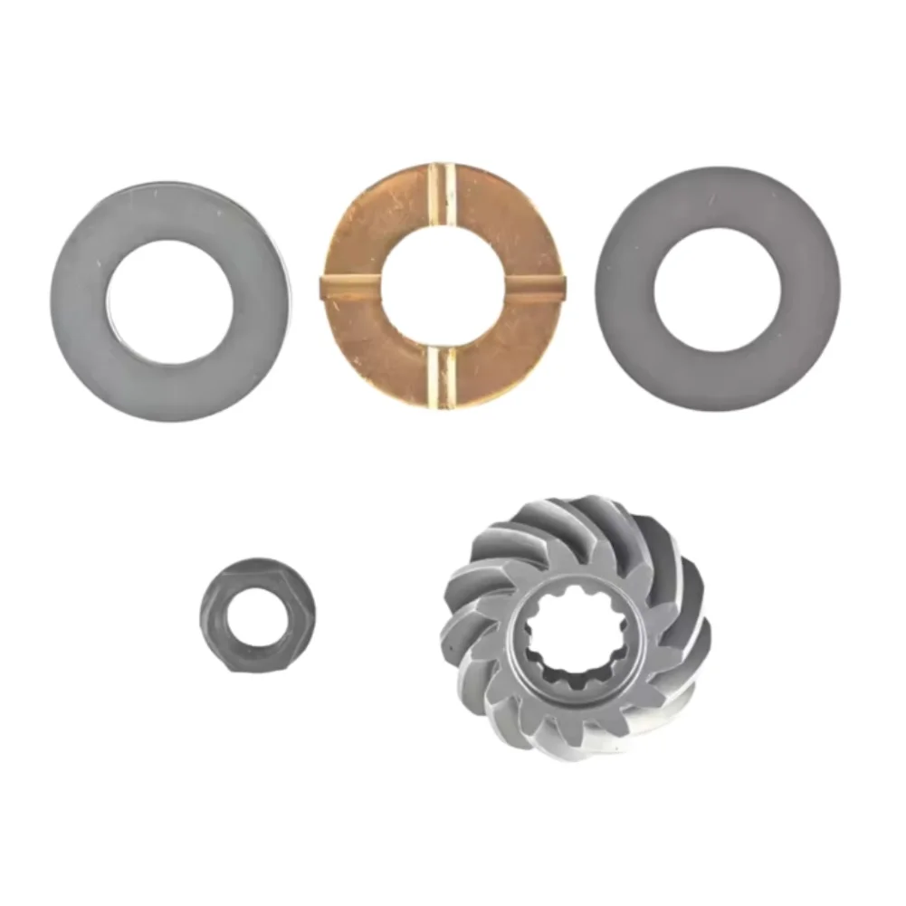 Gear Box Pinion Nut with Flat Thrust Bearing for 9.9 to 15 Outboard Motors Supporting Efficient Torque Transmission