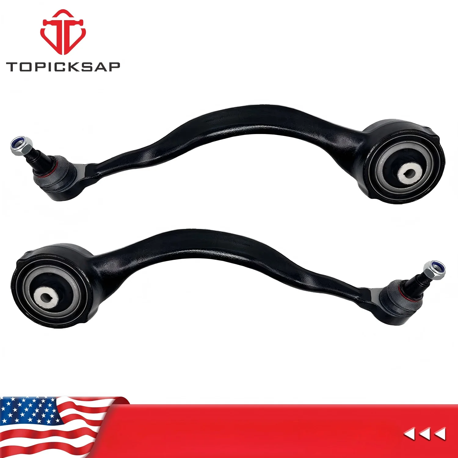 TOPICKSAP 2Pcs Front Lower Forward Control Arm Kit for Land Rover Range Rover/Discovery L405/L462/L494 2014-2017 Suspension