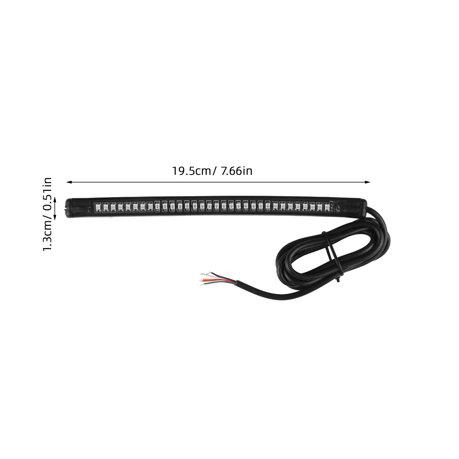 Red Waterproof 32Smd 3528 12V Universal Flexible LED Brake Turn Signal Running Tail Light Strip for Motorcycle Atv Scooter view 4