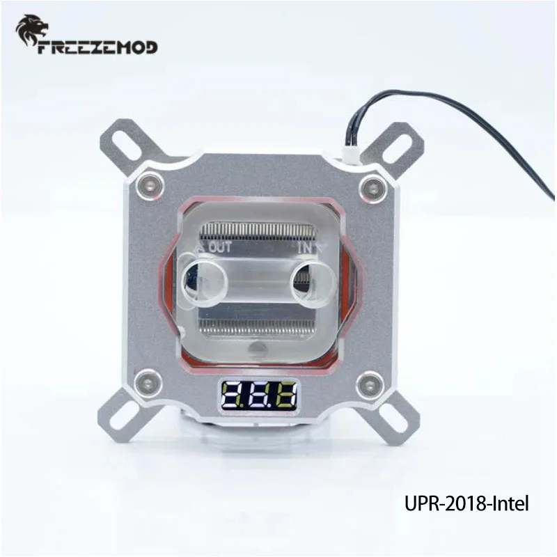 FREEZEMOD Computer Cpu Cool Block for Intel LGA 1151 115X 2011/ AMD AM3 AM4 Platform Temperature Sense Motherboard Heatsink AURA