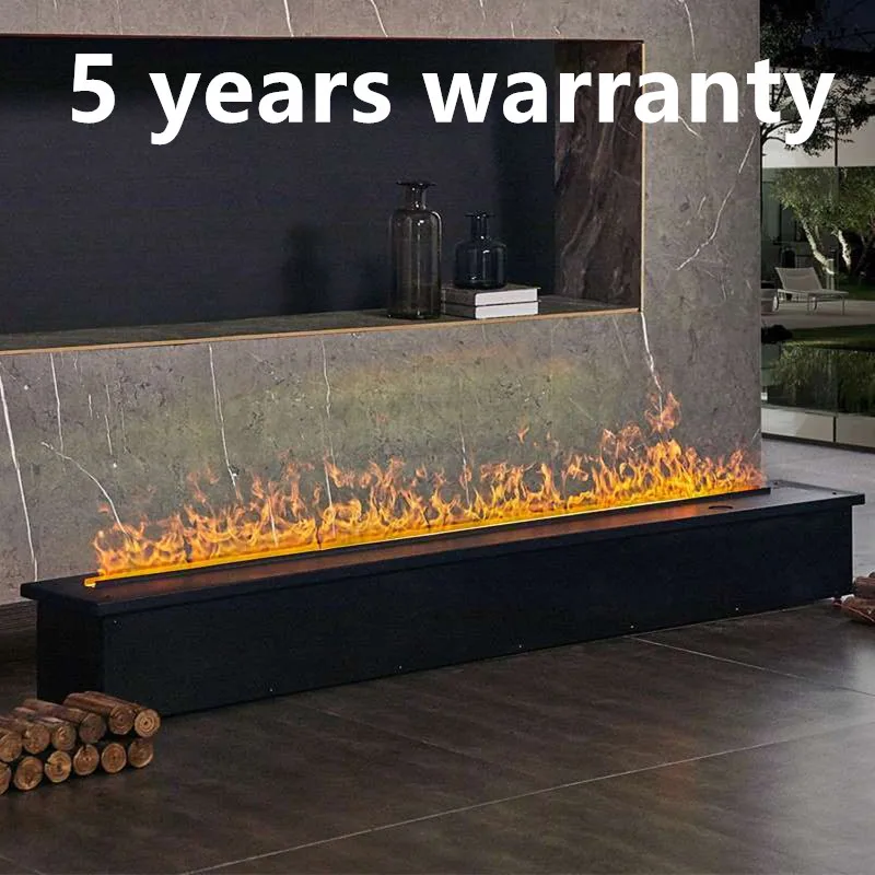 5 Years Warranty 3d  Electric Fireplace Water Vapor Large Steam Fire place