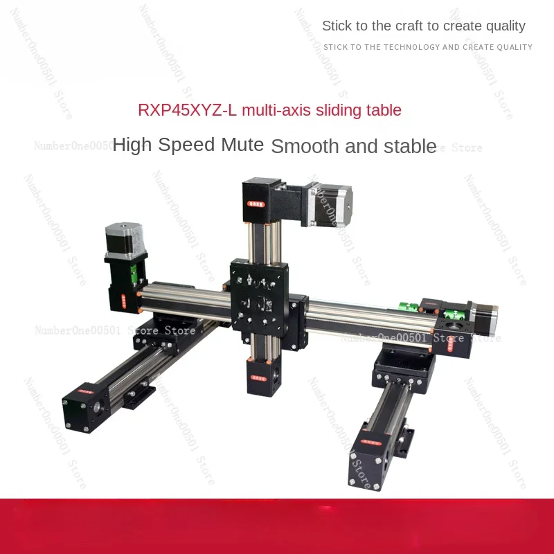 Synchronous Belt Linear Module CNC Linear Slide Cross Workbench Gantry Guide Rail Precision Slide Rail Customization