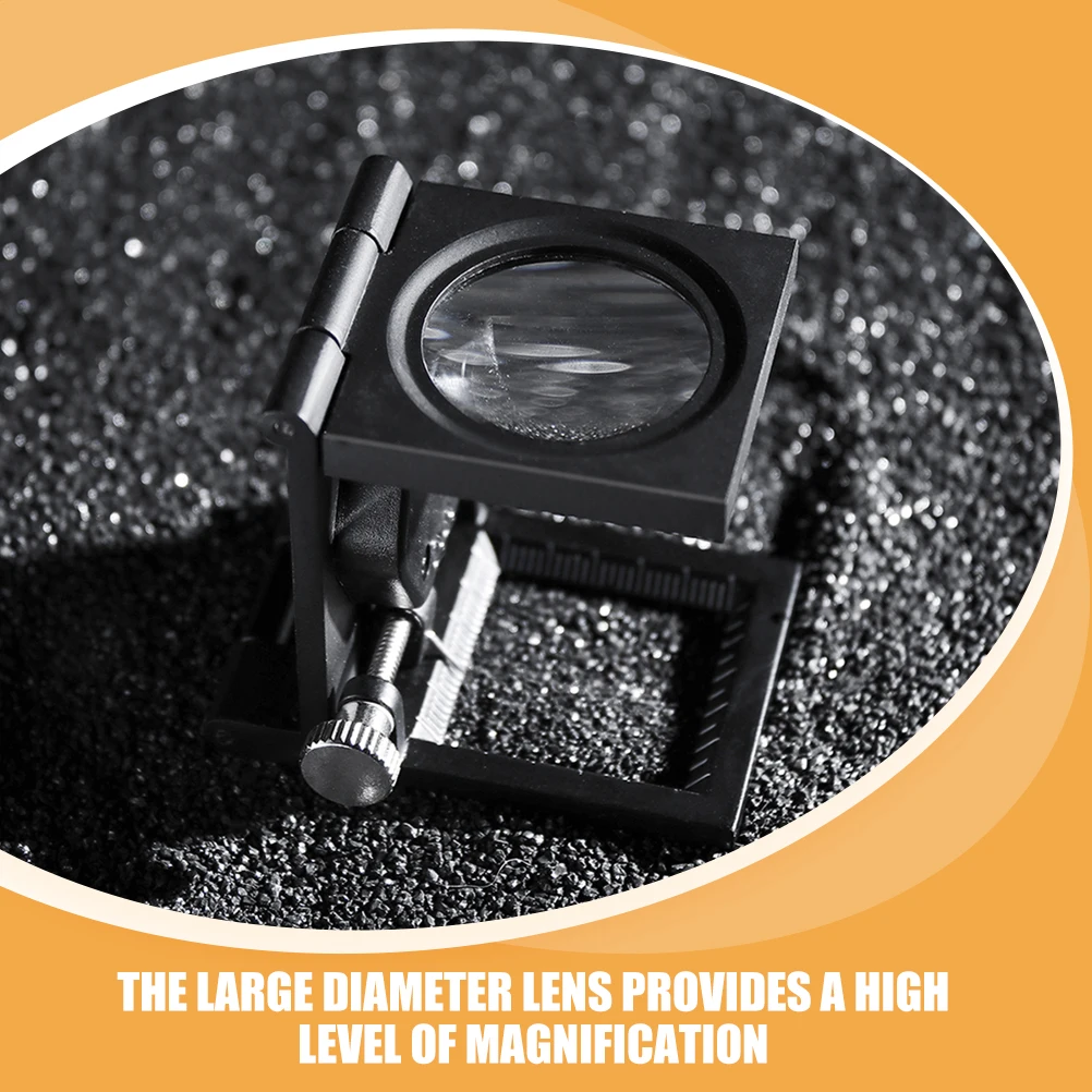 

30mm 10x Measuring Mirror Magnifier Pointer Jewelry Antiques Desktop Reusable Magnifying Magnifying
