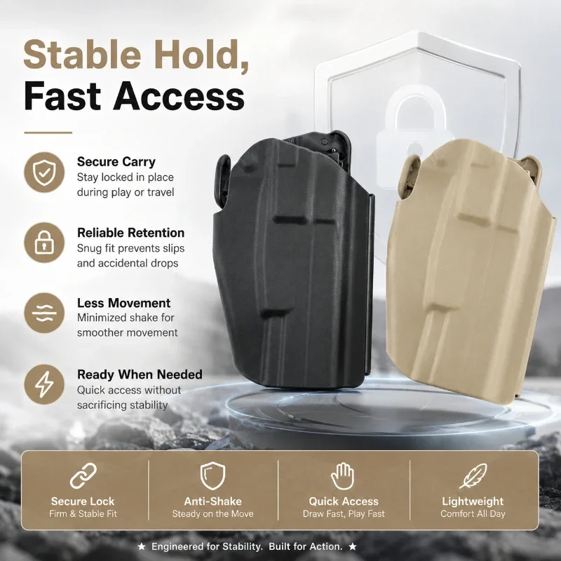 Shockproof Nylon Quick Release Waist Pouch Adjustable Inner Space Black Sand Two Tone Optional Outdoor Daily Use Bag
