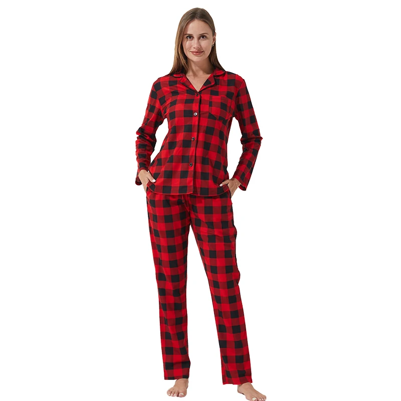 Womens Pajama Sets Pj Pants for Women with Pockets Pajama Shirts Long Sleeve Pajama Set for Women Ladies Pajamas Sets Sleepwear