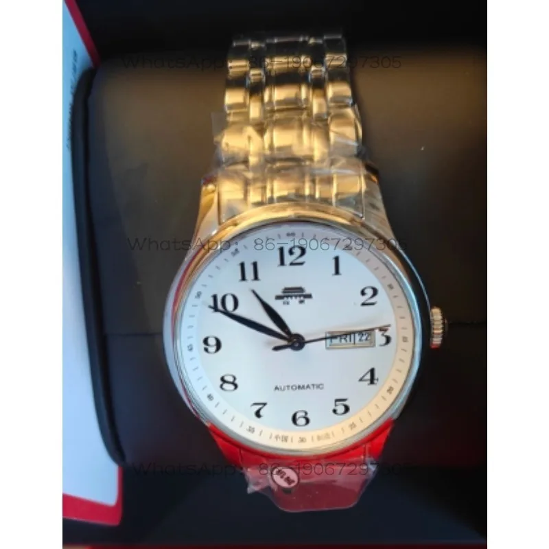 Automatic Mechanical Watch Classic Shanggu Calendar Through The Bottom Casual Gift Men's Watch