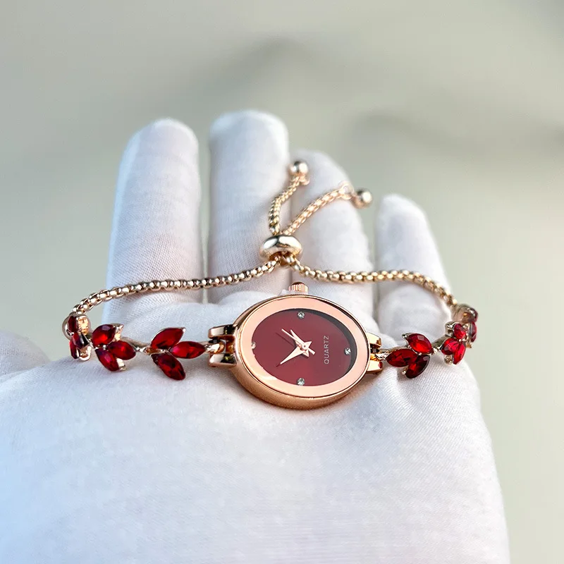 Watches for Women Reloj Mujer Mermaid Chain Light Luxury Diamond Bracelet Ladies Fashion Quartz Watches Montres Femmes