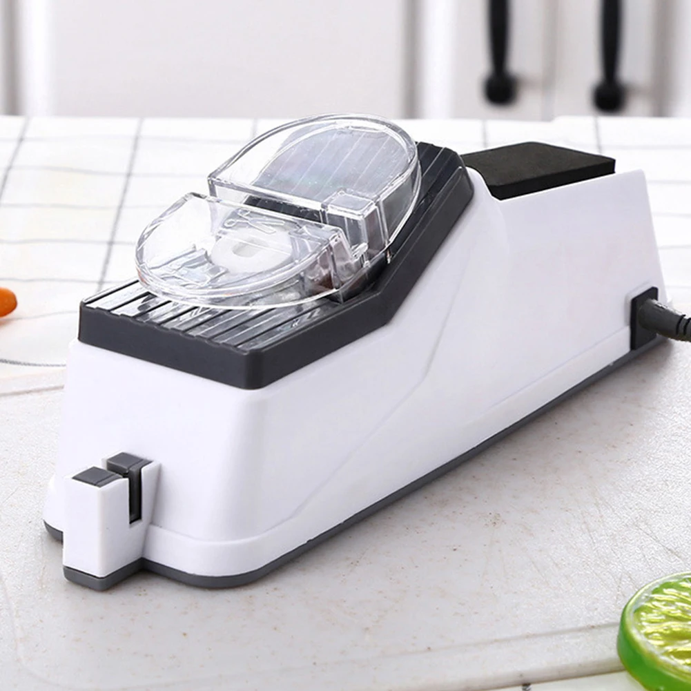 Automatic Knife Sharpener USB Rechargable Electric Knife Sharpener Professional Fast Sharpening Tool For Kitchen Knives Tool