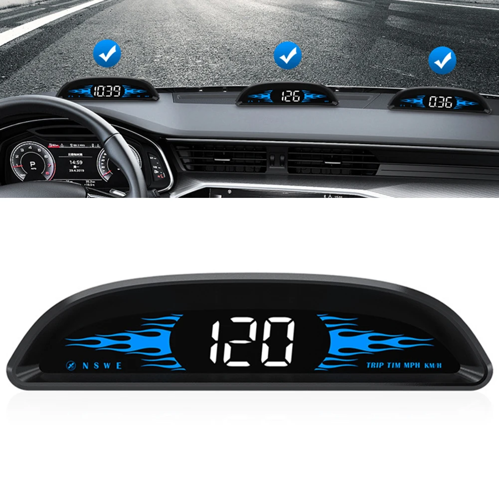 Head Up Display for gps Speedometer Real-time Data Display Intuitive Display Automatic Brightness Adjustment For