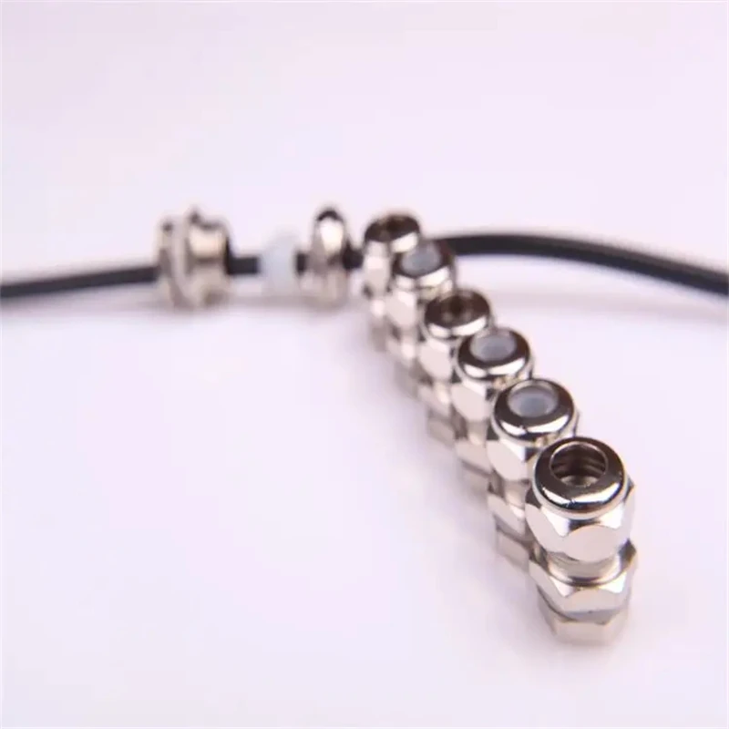 1Pcs PG7 PG9 PG11 PG13.5 PG16 PG19 PG21 PG25 PG29 PG36 Nickel Brass Metal IP68 Waterproof Cable Glands Connector Wire