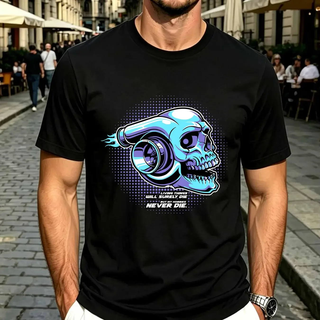 washed T Shirt UNISEX Kids Adult MALE FEMALE Motor Race Car Turbo Exhaust Skull Tuner long or short sleeves vintage Washed