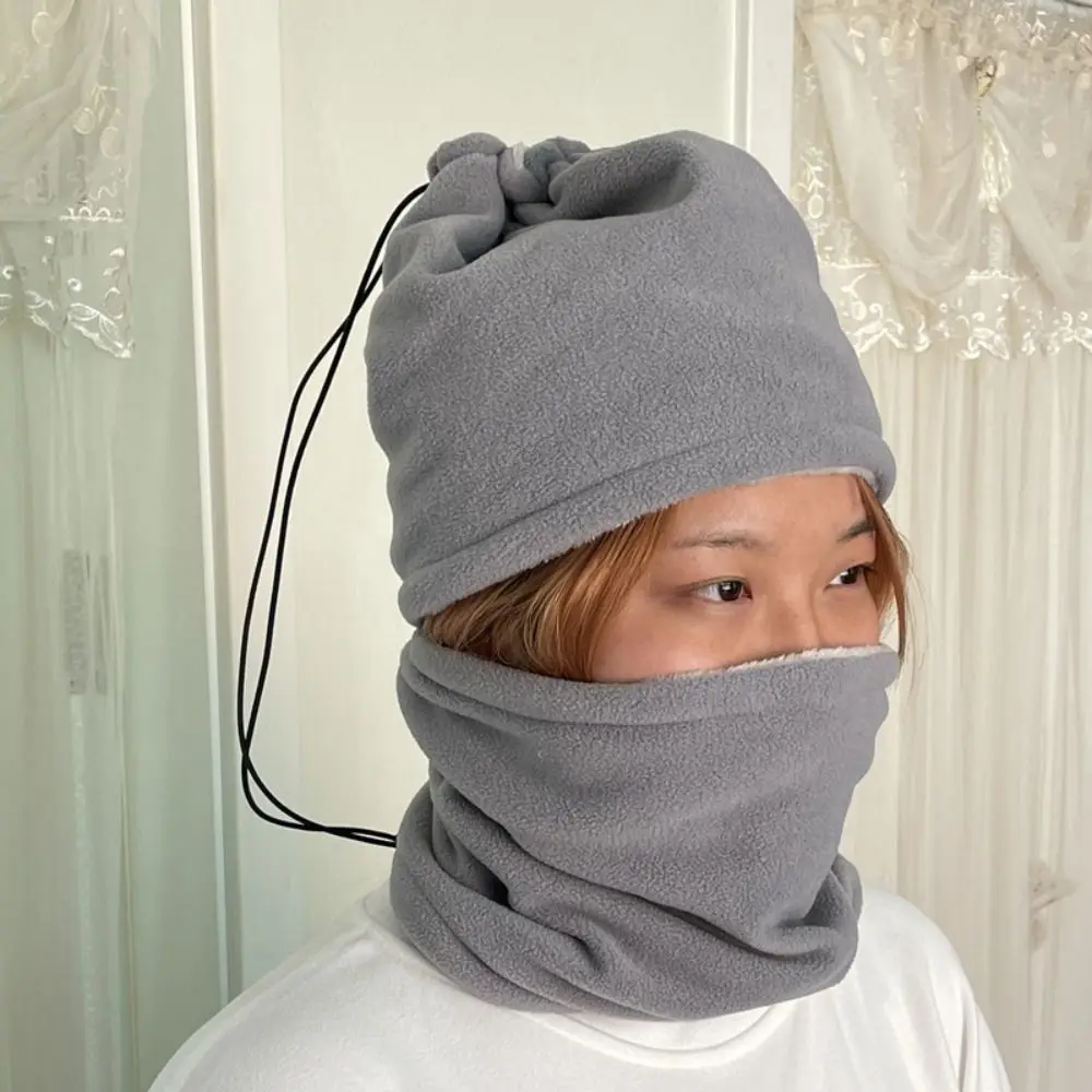 

Ветрозащитная зимняя теплая шапка, шарф, двухсекционная холодостойкая утолщенная мотоциклетная теплая маска, портативная многофункциональная велосипедная маска для мужчин