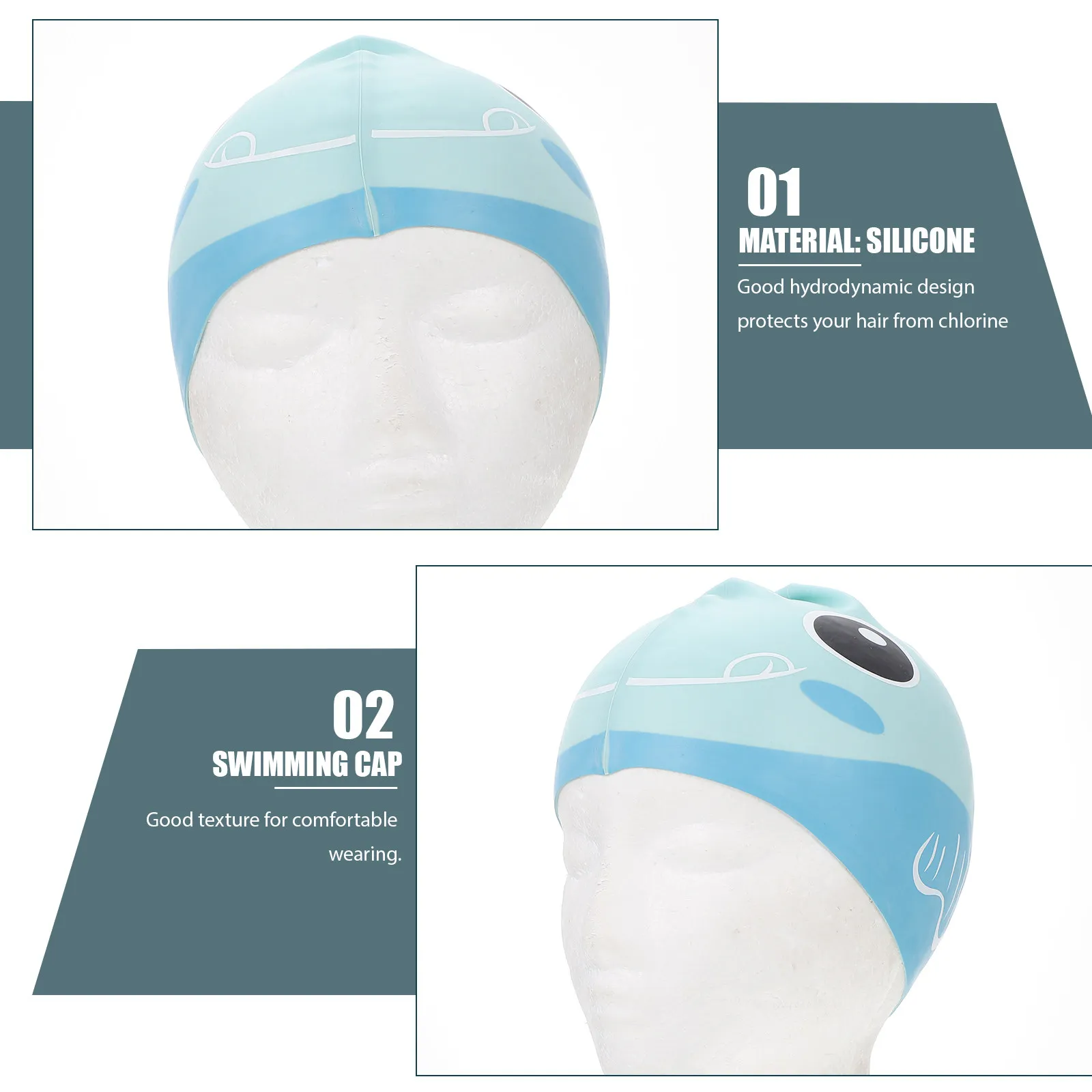 Touca de natação de silicone p - Swim Hat Silicone avaliação e preço
