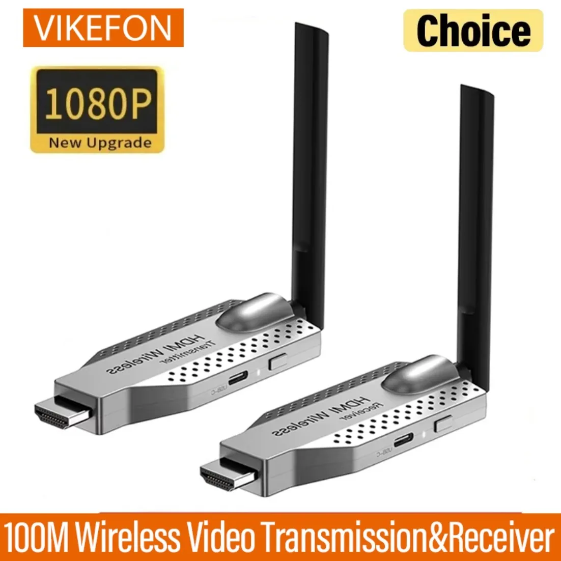 

Беспроводной HDMI-совместимый видеопередатчик, приемник и экран дисплея, ТВ-адаптер для камеры ПК, ноутбука, монитора проектора, ТВ