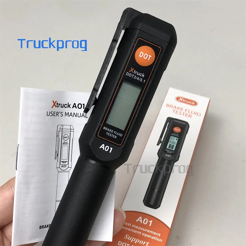 جهاز اختبار سائل الفرامل Xtruck AO1 يستخدم للكشف عن رطوبة سائل الفرامل وعرض ذكي قلم فحص تشخيص السيارة #3
